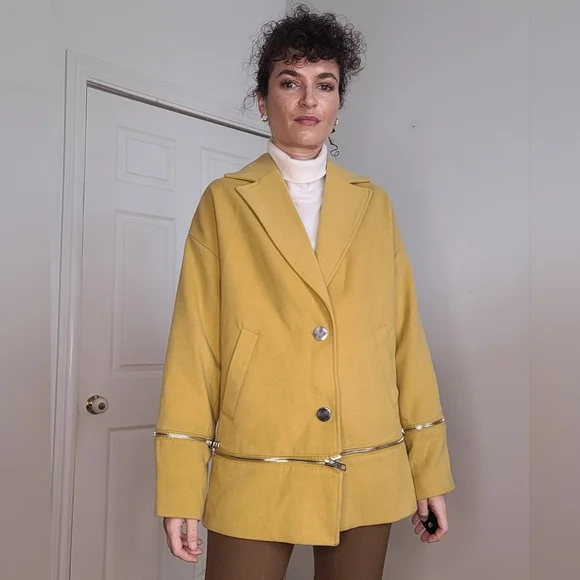 Yellow Women's Jacket - Picture 3 of 7